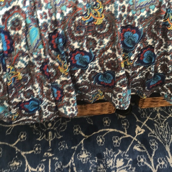 Multicolored designed maxi skirt - Picture 4 of 4